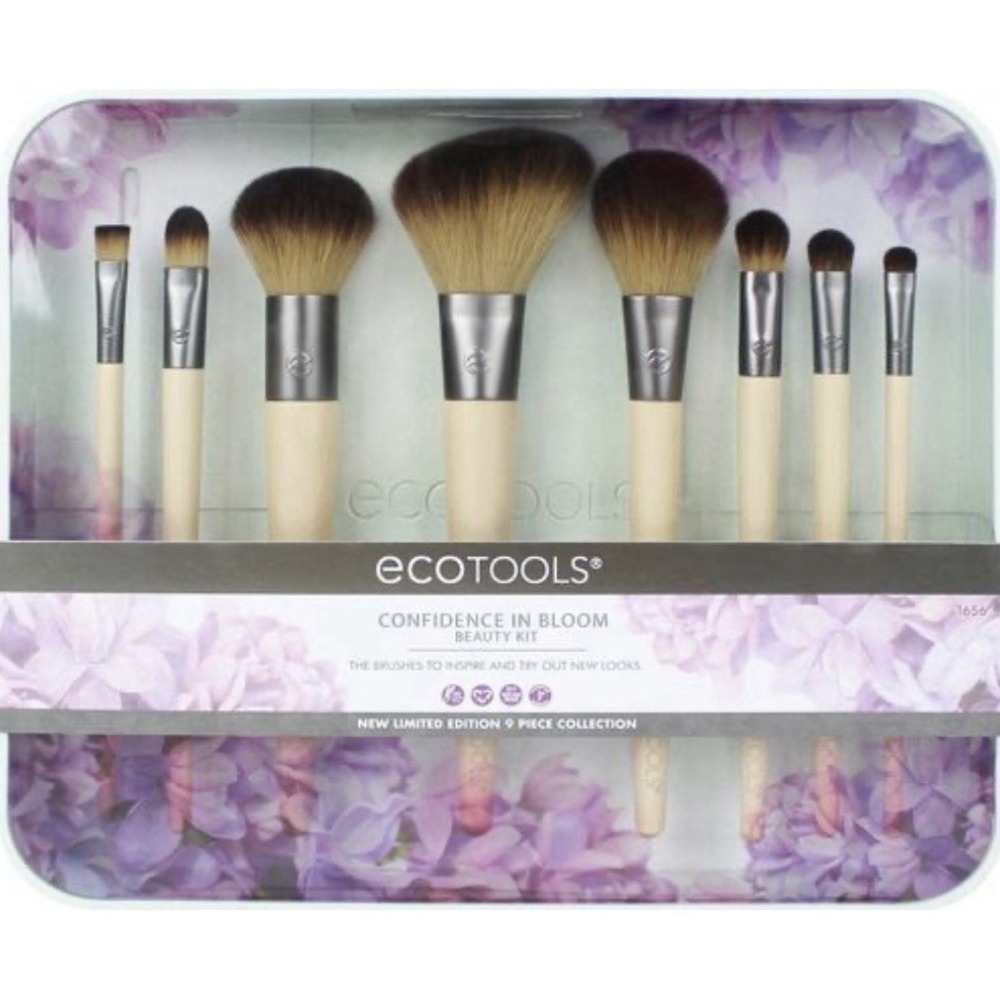 Ecotools Cruelty Free Confidence In Bloom Beauty Brush Kit 8‎ Pieces